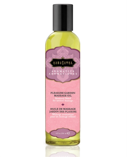 Aromatic Massage Oil - Pleasure Garden - 8 Fl. Oz. by Kama Sutra from LoveMart Co.
