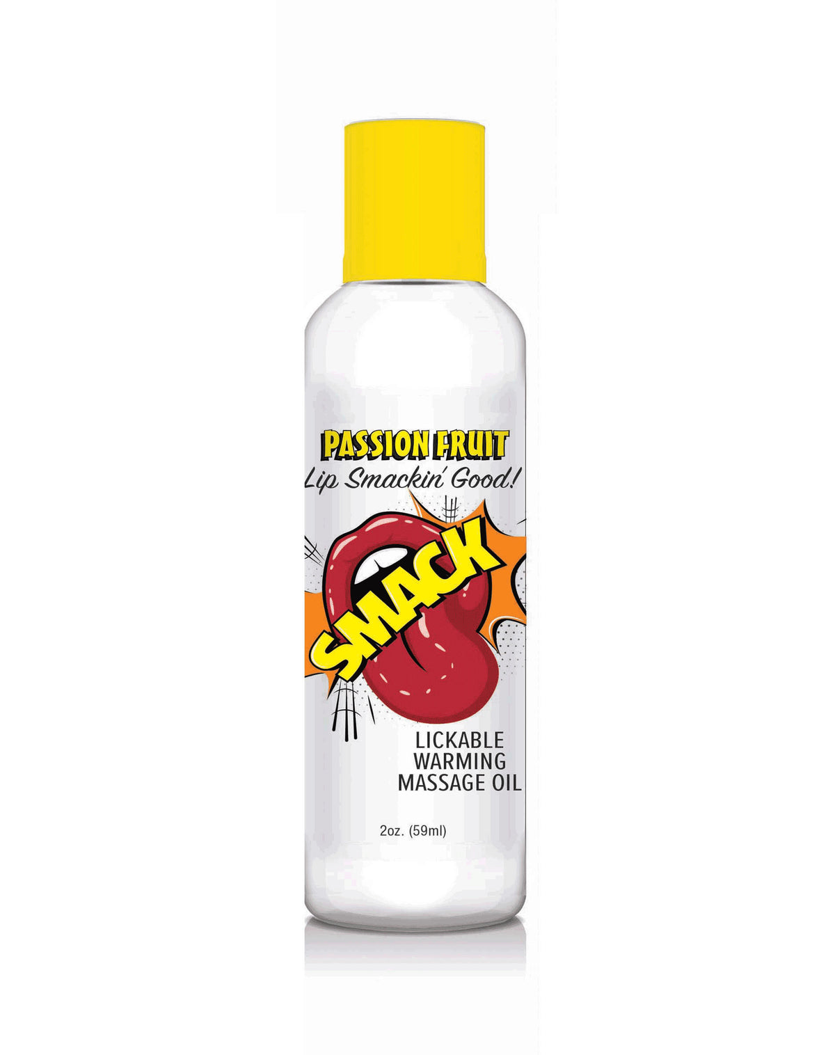 Smack Warming and Lickable Massage Oil - Passion Fruit 2 Oz by Little Genie from LoveMart Co.
