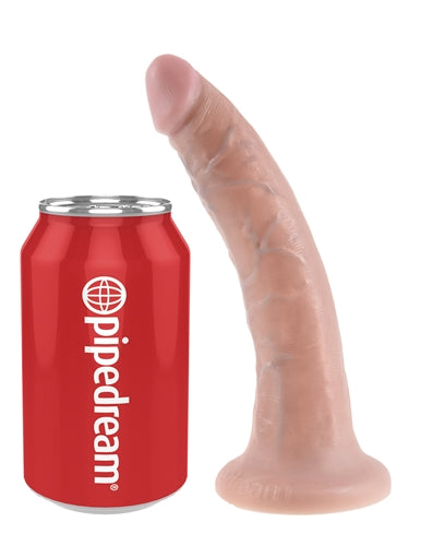 King Cock 7-Inch Cock - Flesh by Pipedream from LoveMart Co.