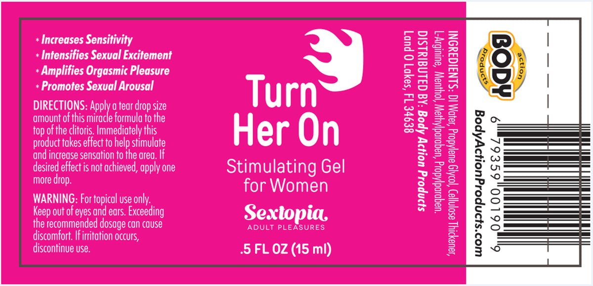 Turn Her on Gel for Women 5 Oz by Body Action from LoveMart Co.