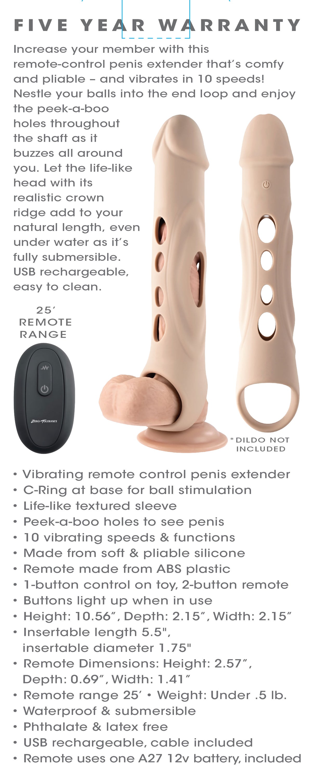 Big Boy Extender - Light by Evolved Novelties from LoveMart Co.