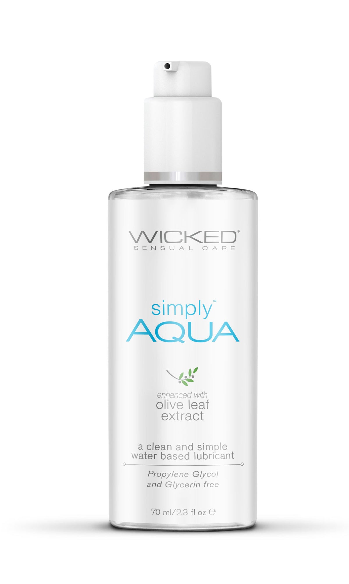 Simply Fragrance Free Lubricant - 2.3 Fl. Oz. by Wicked Sensual Care from LoveMart Co.