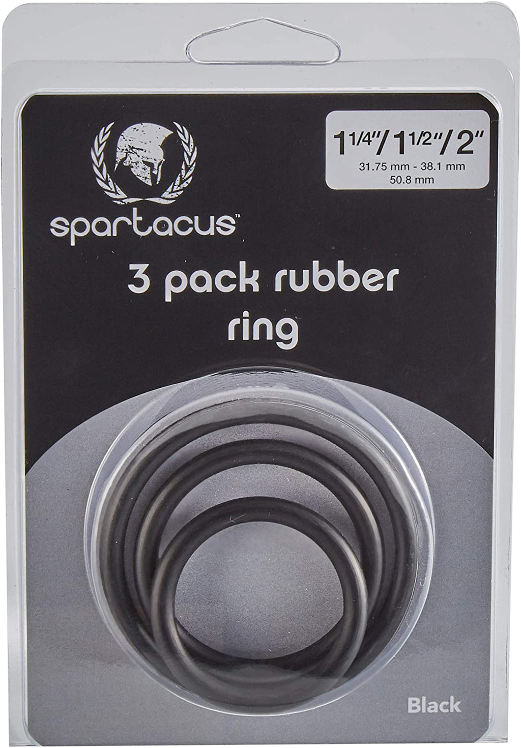 Rubber Cock Ring Set by Spartacus from LoveMart Co.