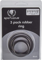 Rubber Cock Ring Set by Spartacus from LoveMart Co.