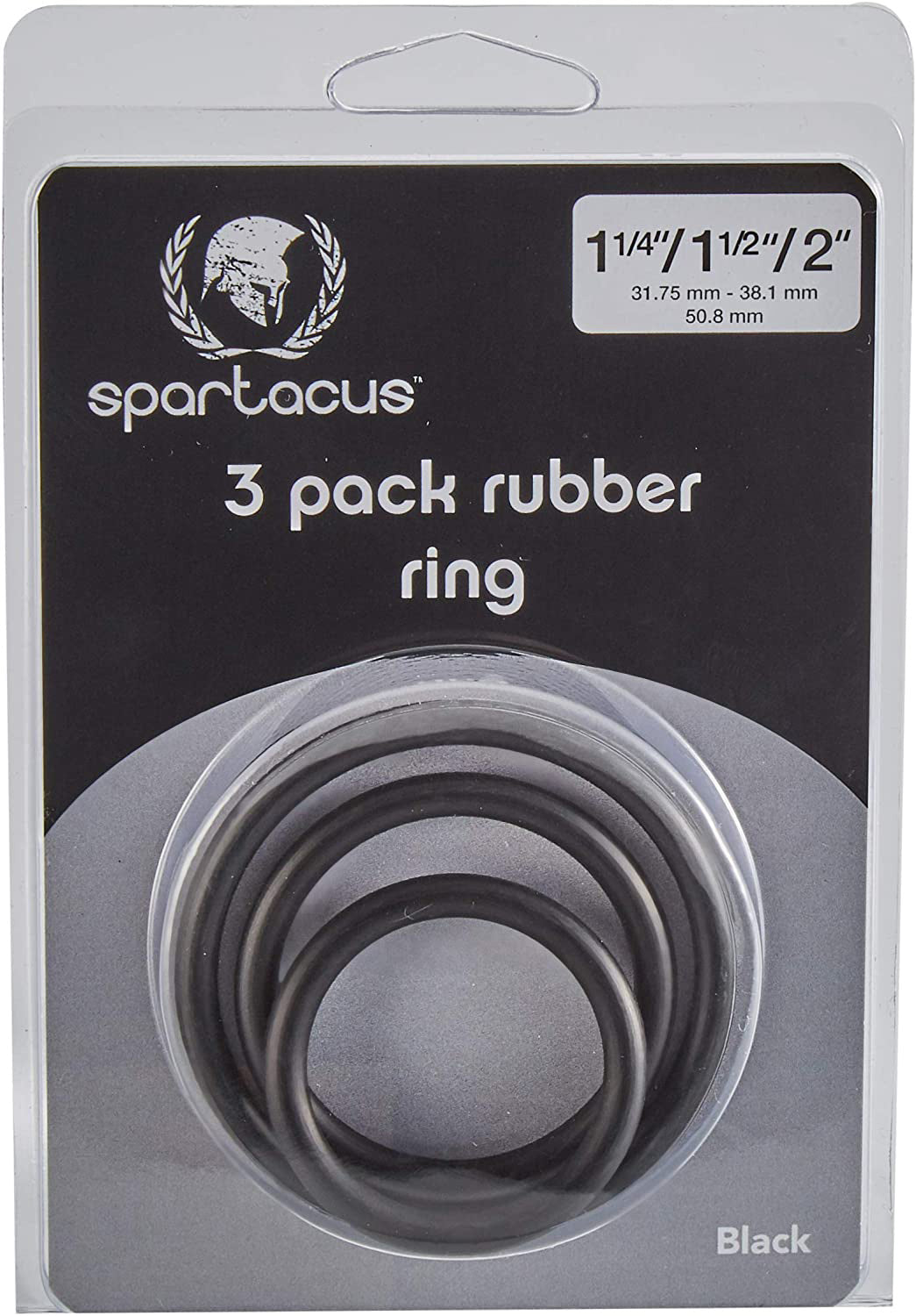 Rubber Cock Ring Set by Spartacus from LoveMart Co.