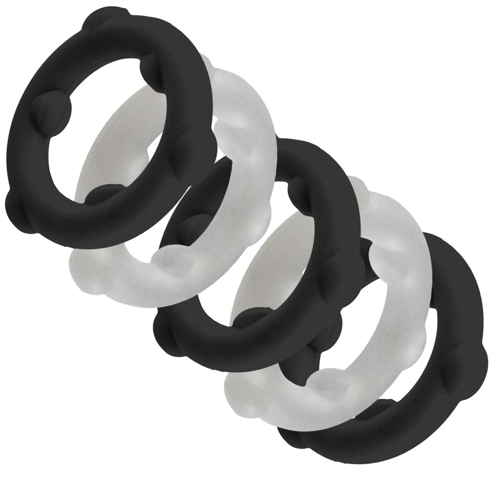 Gearheads 5 Pack Spinner Rings - Vapor by Oxballs from LoveMart Co.