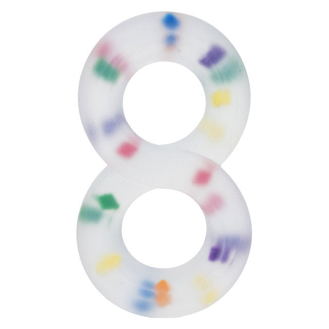 Alpha Liquid Silicone Crazy 8 Party Ring by CalExotics from LoveMart Co.