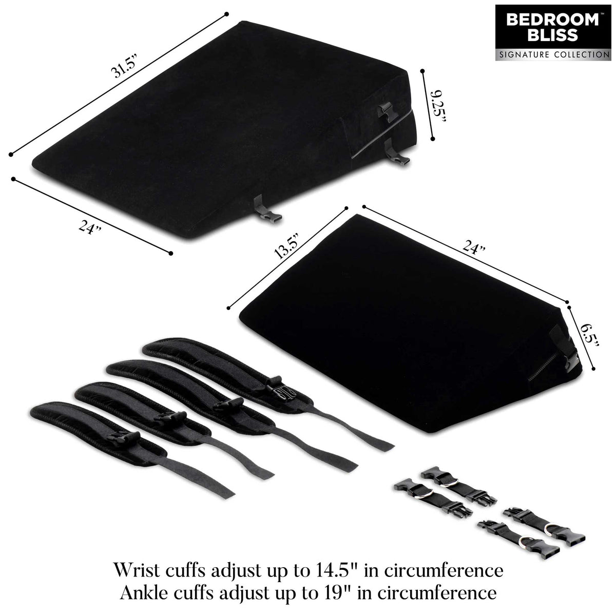 Bondage Cushion Set Bondage Foam Wedge Pillow Set by XR Brands from LoveMart Co.