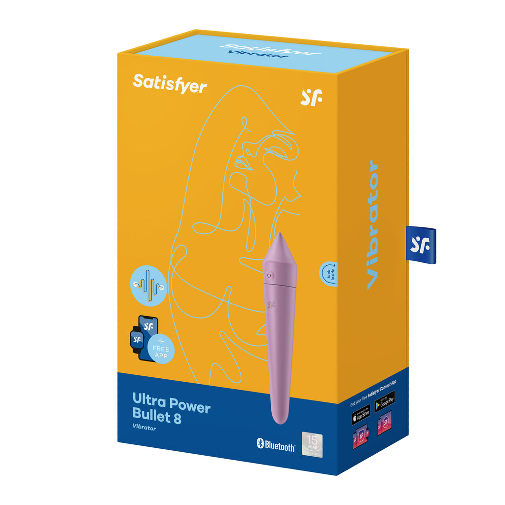 Ultra Power Bullet 8 - Lilac by Satisfyer from LoveMart Co.