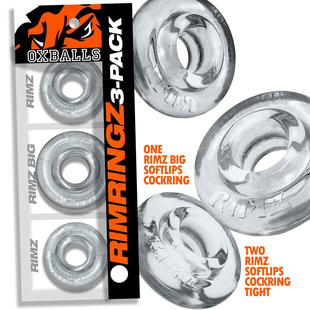RimringzMulti Size 3 Pack by Oxballs from LoveMart Co.