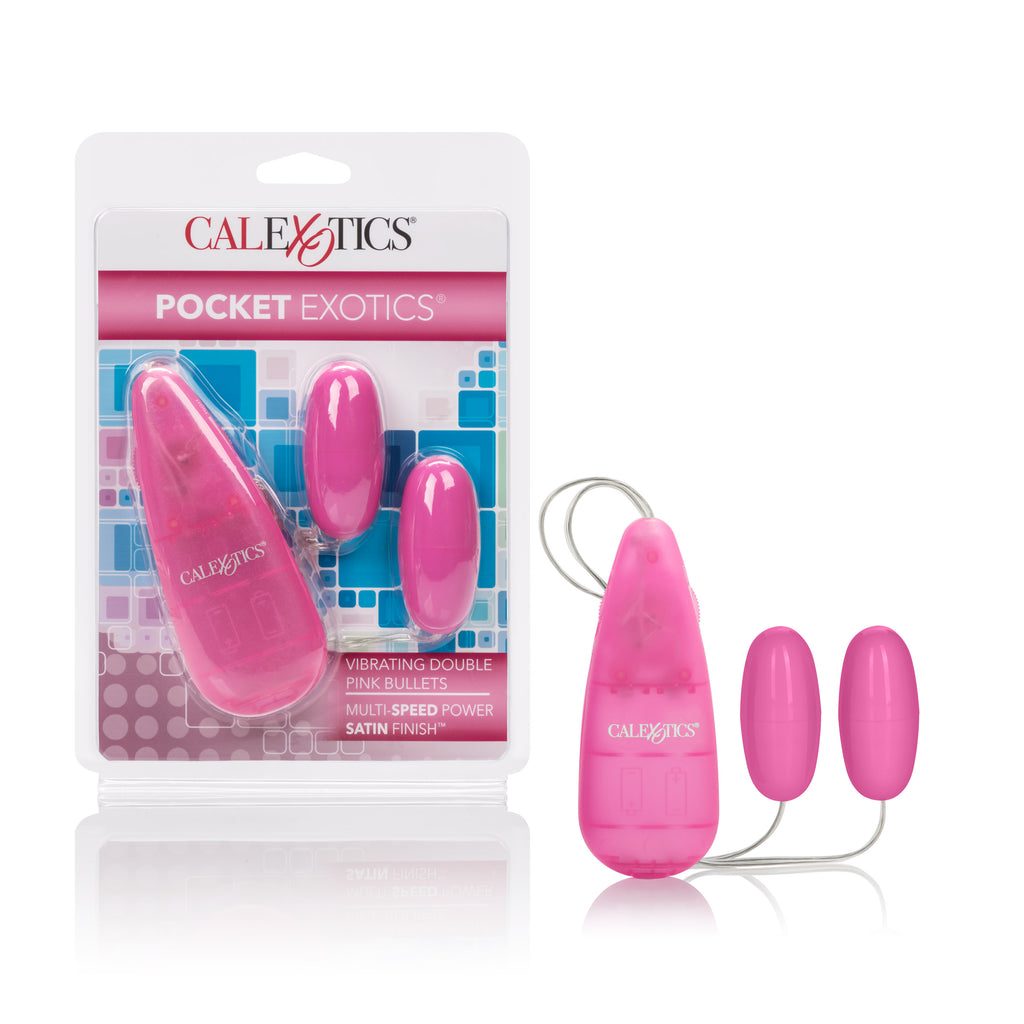 Pocket Exotics Vibrating Double Passion Bullets by CalExotics from LoveMart Co.