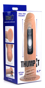 7x Remote Control Thumping Dildo - Large by XR Brands from LoveMart Co.