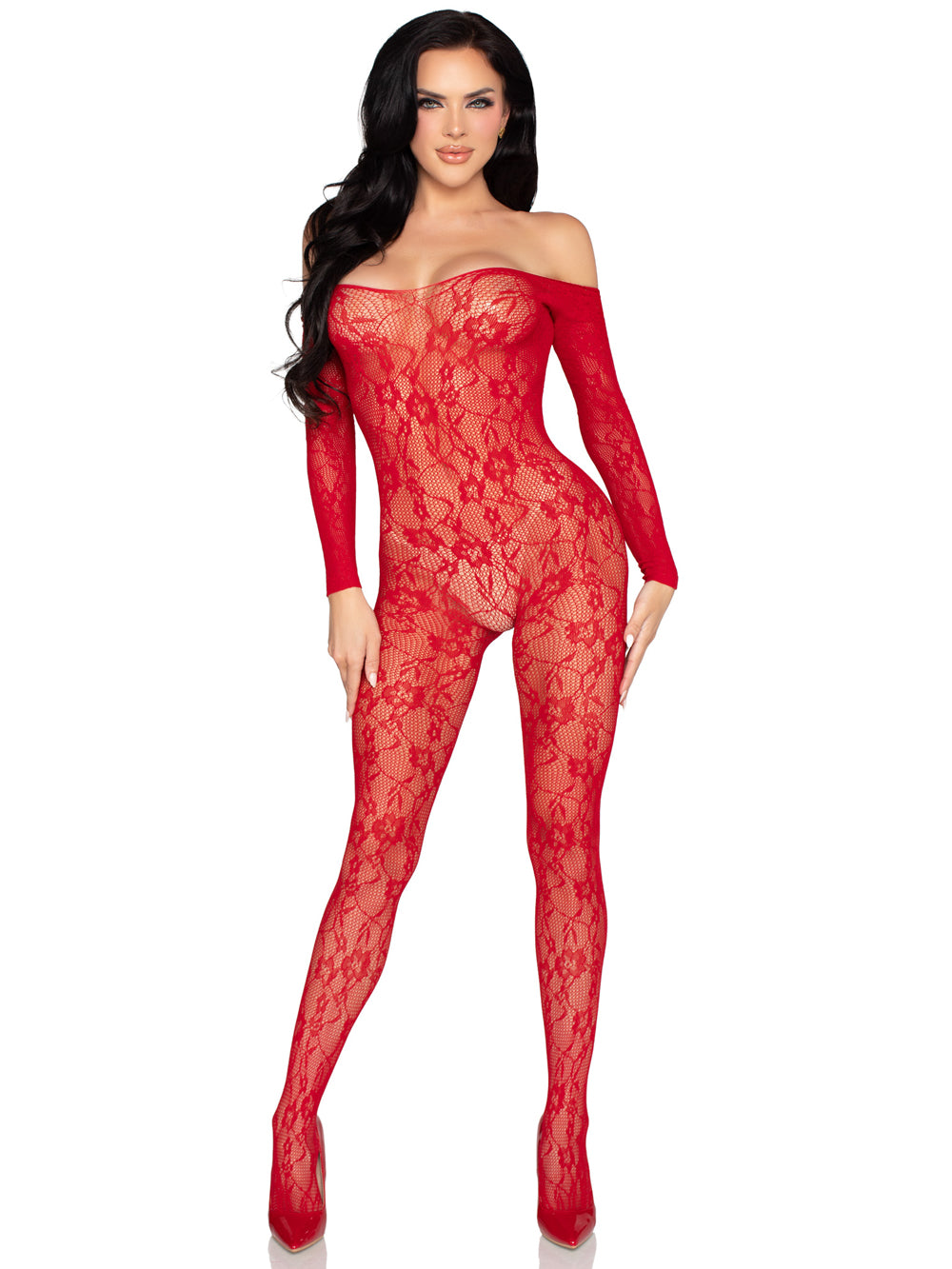 Lace Lingerie Jumpsuit - Os by Leg Avenue from LoveMart Co.
