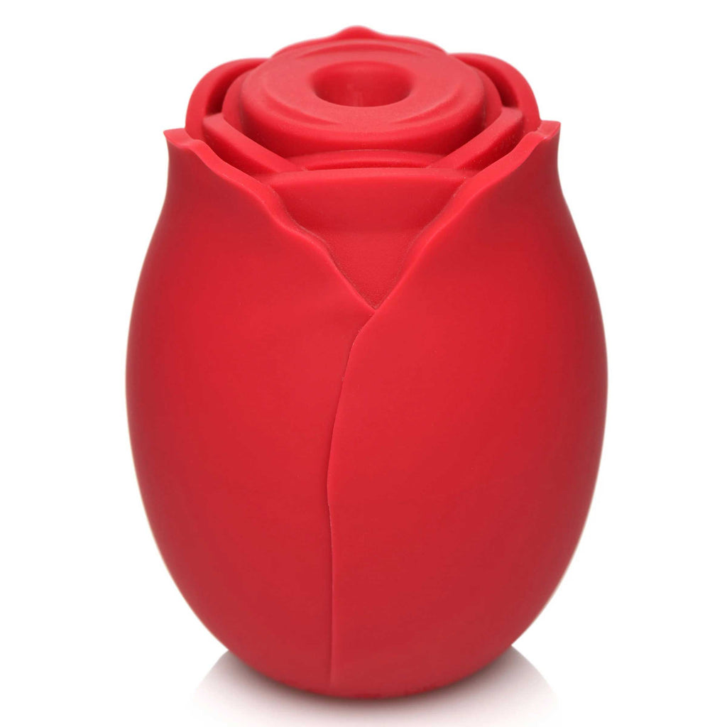 Mystic Rose Sucking and Vibrating Silicone Rose by XR Brands from LoveMart Co.