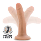 Dr. Skin Plus - 5 Inch Posable Dildo - Vanilla by Blush from LoveMart Co.
