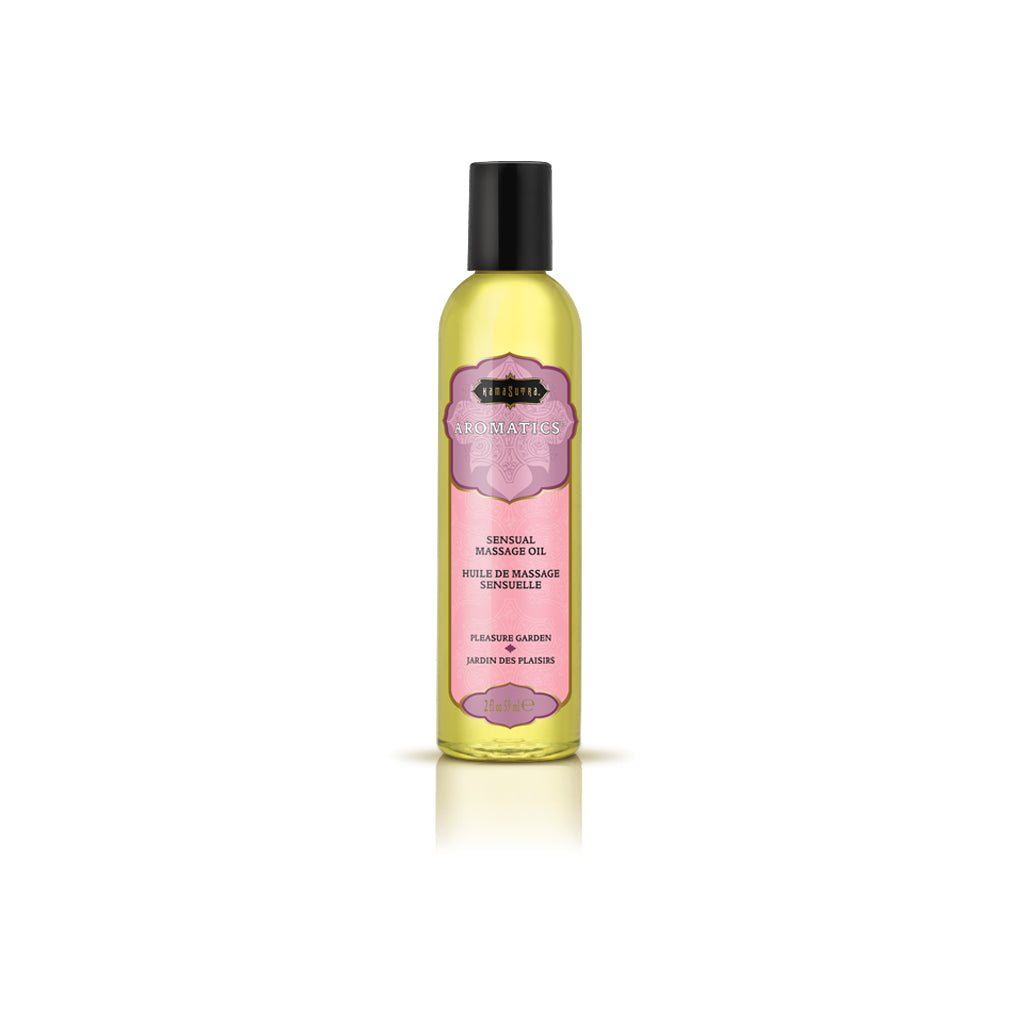 Aromatics Massage Oil - Pleasure Garden - 2 Fl Oz by Kama Sutra from LoveMart Co.