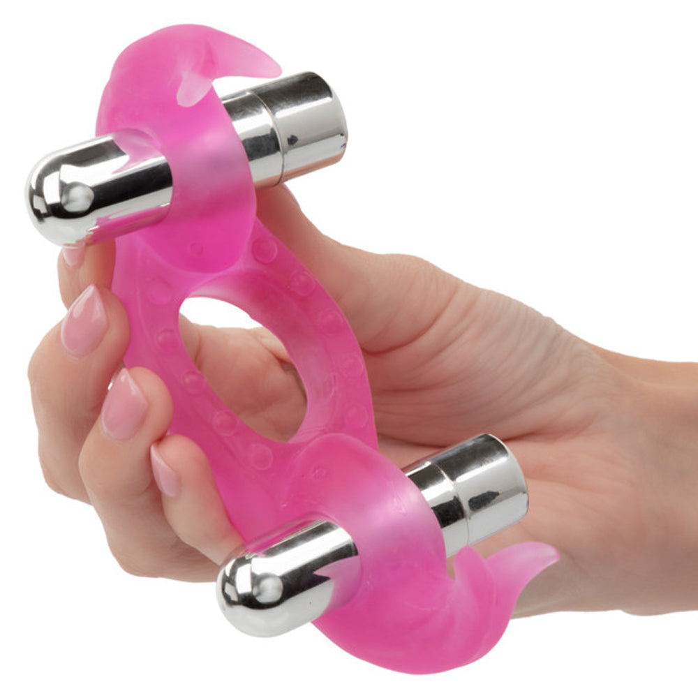 Silicone Triple Orgasm Erection Enhancer Rechargeable by CalExotics from LoveMart Co.