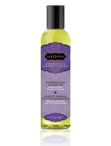 Aromatic Massage Oil - Harmony - 8 Fl. Oz. by Kama Sutra from LoveMart Co.
