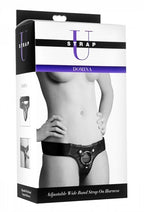 Domina Adjustable Wide Band Strap on Harness by XR Brands from LoveMart Co.