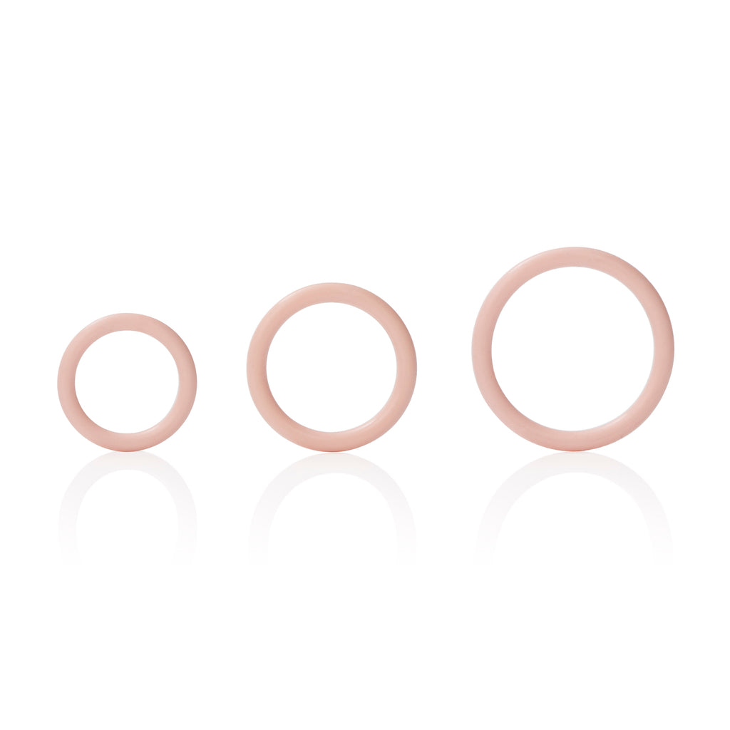 Silicone Support Rings - Ivory by CalExotics from LoveMart Co.