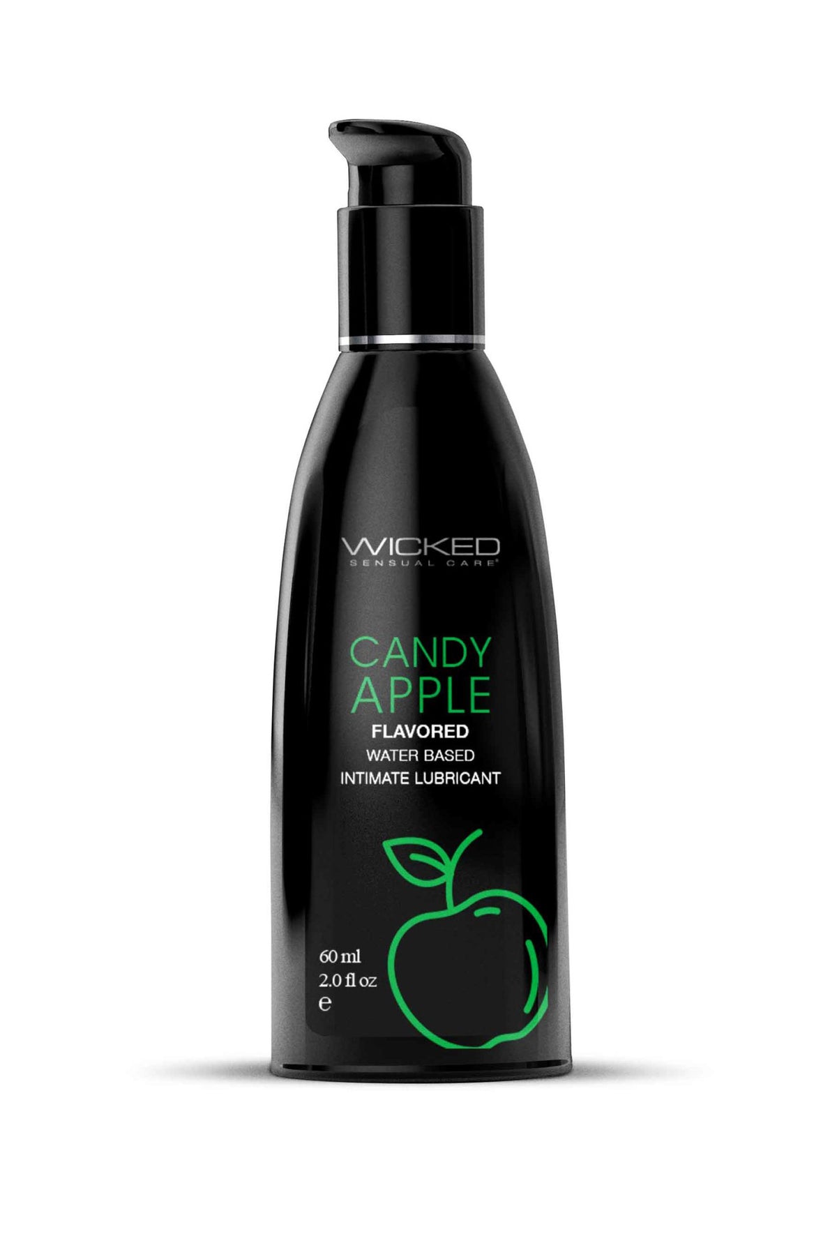 Candy Apple Flavored Water Based Intimate Lubricant - 2 Fl. Oz. by Wicked Sensual Care from LoveMart Co.