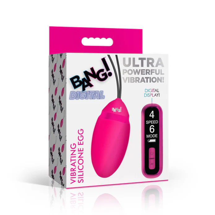 Vibrating Silicone Egg With Digital Remote by XR Brands from LoveMart Co.