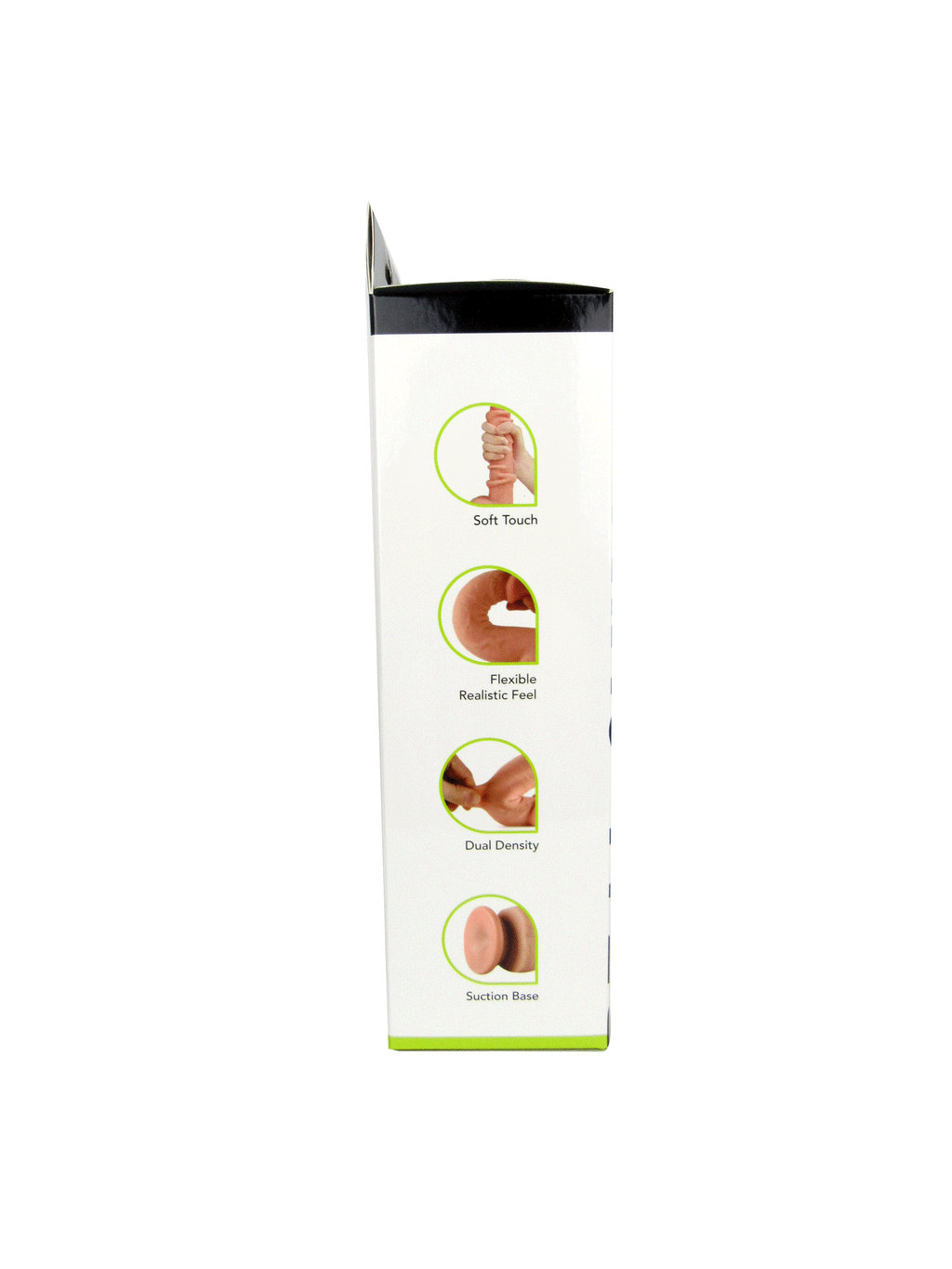 Real Skin 8" Dual Layer Dildo by Viben from LoveMart Co.