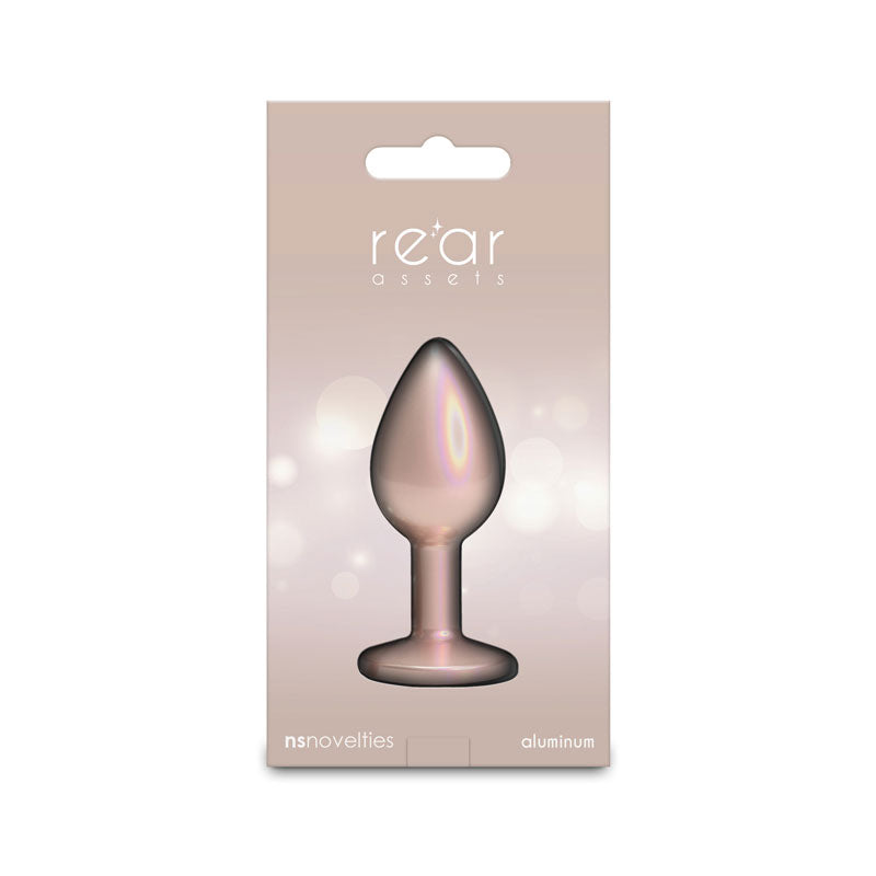 Rear Assets - Iridescent Champagne - Small - Clear by nsnovelties from LoveMart Co.