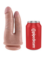 King Cock Double Penetrator - Flesh by Pipedream from LoveMart Co.