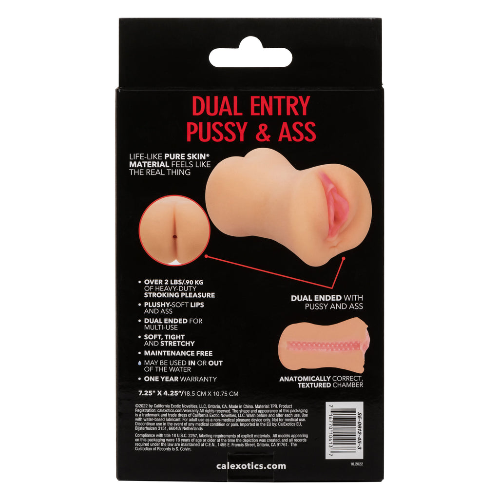 Stroke It Dual Entry Pussy and Ass by CalExotics from LoveMart Co.