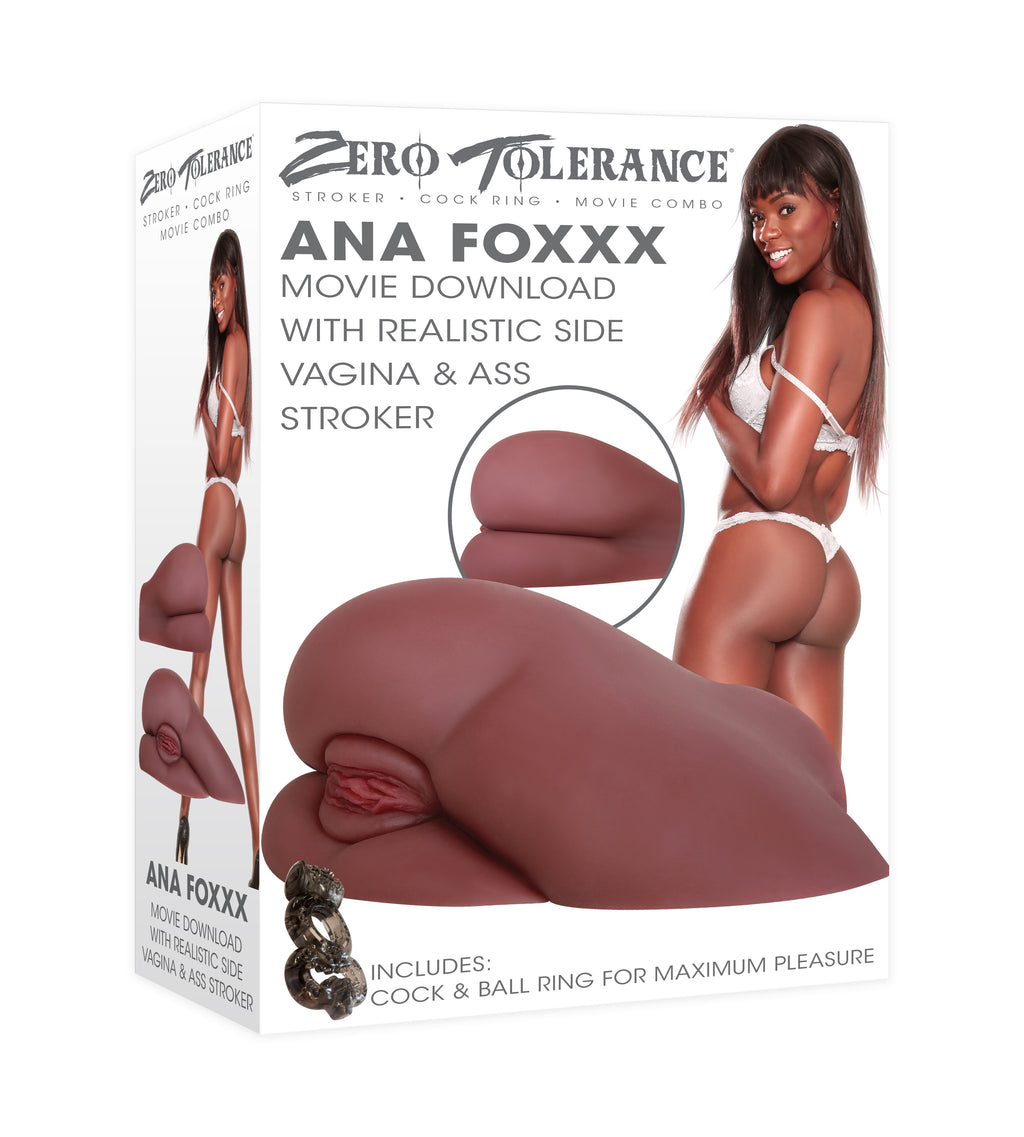 Ana Foxxx Movie Download With Realistic Side Vagina and Ass Stroker by Evolved Novelties from LoveMart Co.