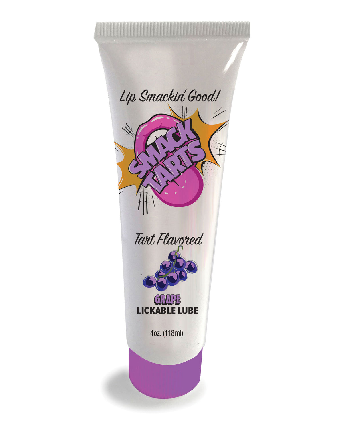 Smack Tarts 4oz Lickable Flavored Lubricant-Grape by Little Genie from LoveMart Co.