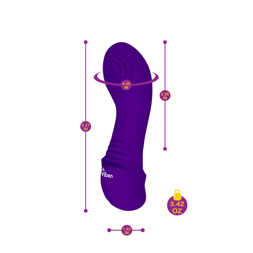 Sebela Mini Thumping G-Spot Vibe - Violet by Viben from LoveMart Co.