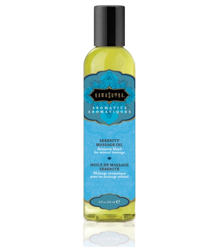 Aromatic Massage Oil - Serenity - 8 Fl. Oz. by Kama Sutra from LoveMart Co.