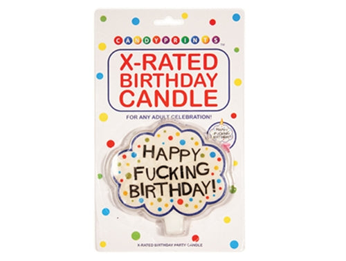 X-Rated Birthday Candle by Little Genie from LoveMart Co.