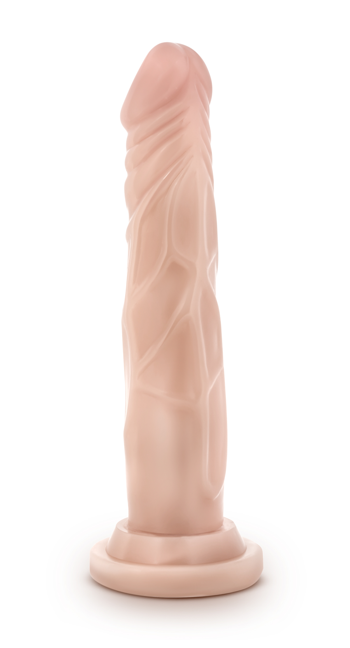 Dr. Skin Silicone Dr. Carter 7 Inch Dong With Suction Cup Vanilla by Blush from LoveMart Co.
