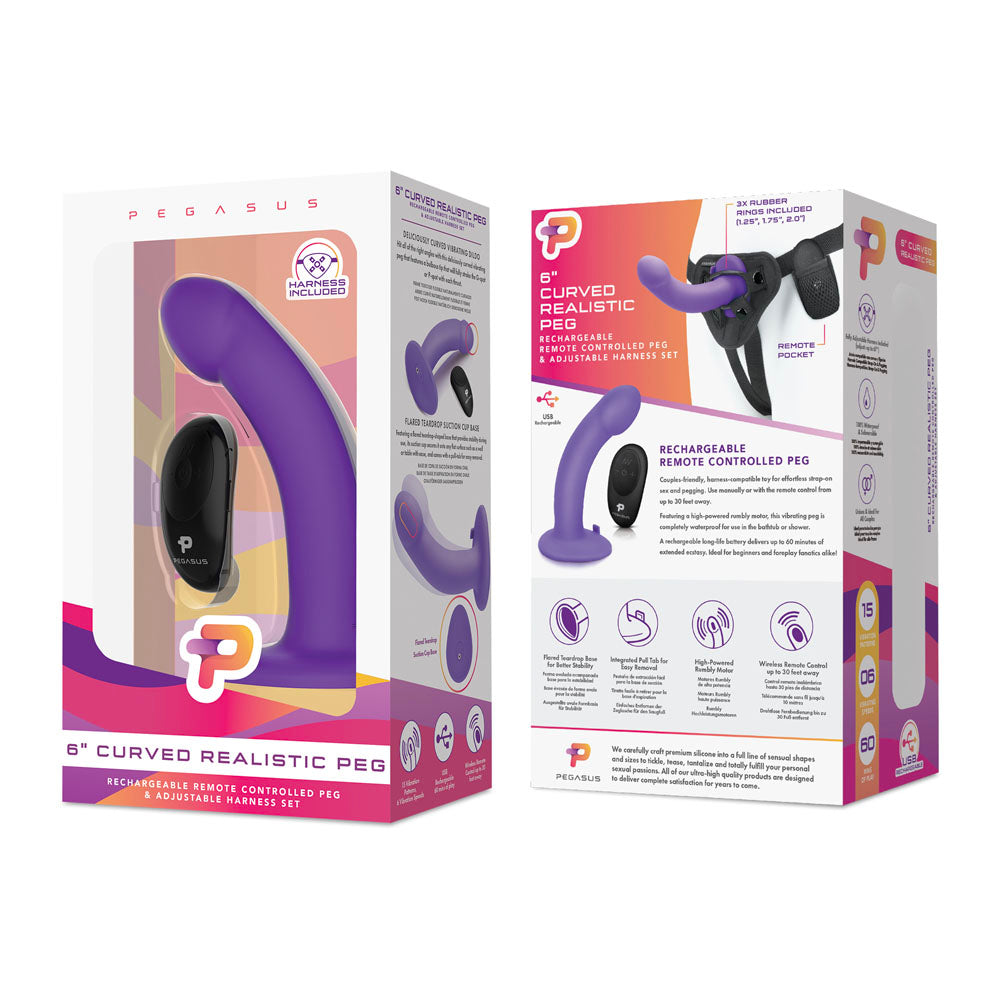 Pegasus 6 Inch Curved Realistic Peg by Pegasus from LoveMart Co.
