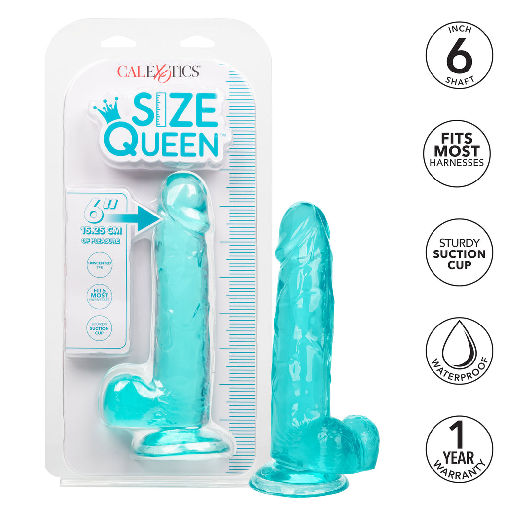 Size Queen 6 Inch - 15.25 Cm by CalExotics from LoveMart Co.