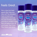 Skins Anal Hybrid Silicone and Water Based Lubricant 4.4 Fl Oz by Creative Conceptions from LoveMart Co.
