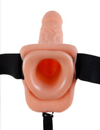 Fetish Fantasy Series 9 Inch Hollow Strap-on With Balls - Flesh by Pipedream from LoveMart Co.