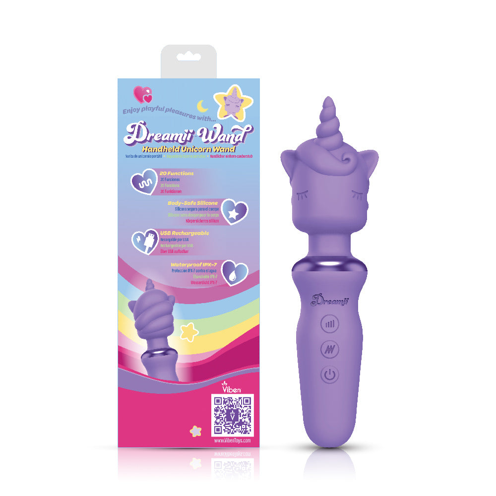 Dreamii Wand Powerful Unicorn Wand - Lilac Whirl by Viben from LoveMart Co.