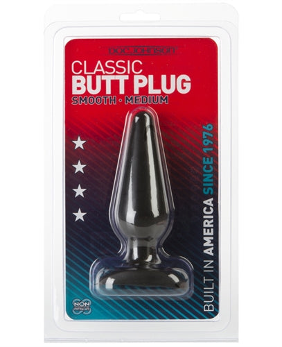 Classic Butt Plug Smooth - Medium by Doc Johnson from LoveMart Co.