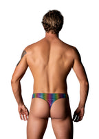 Pack and Play Thong with Front Condom Pouch - L/xl by Male Power from LoveMart Co.