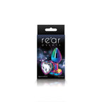Rear Assets - Multicolor Heart - Small - Clear by nsnovelties from LoveMart Co.