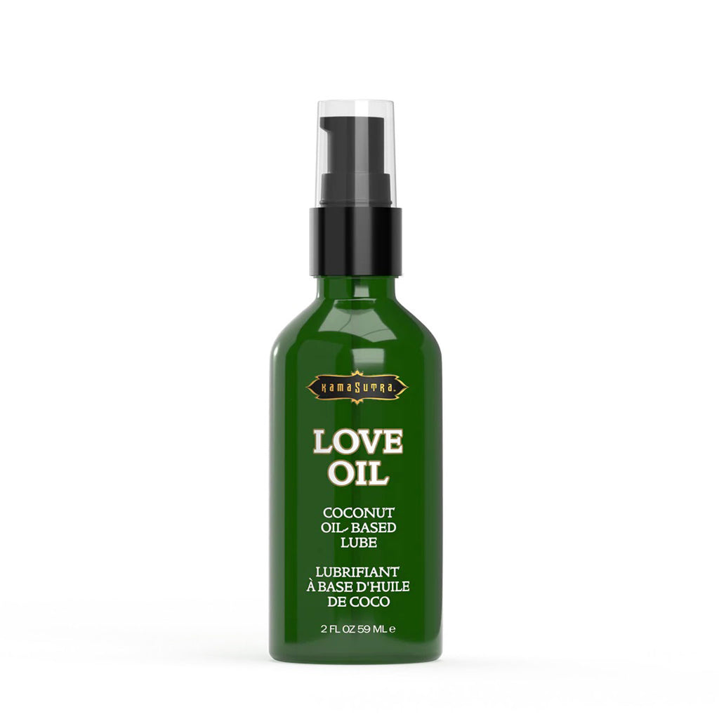 Love Oil Coconut Oil Based 2 Oz by Kama Sutra from LoveMart Co.