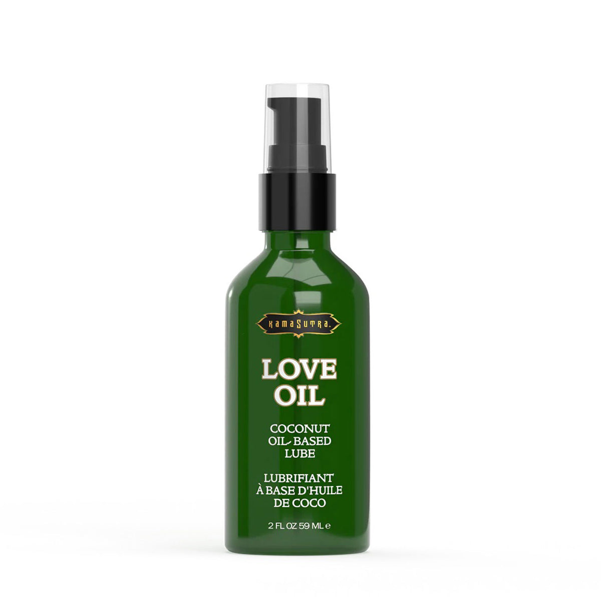Love Oil Coconut Oil Based 2 Oz by Kama Sutra from LoveMart Co.
