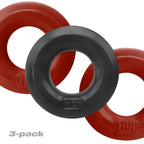 Huj3 C-Ring 3-Pack - Cherry / Ice by Oxballs from LoveMart Co.