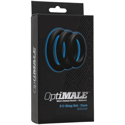 Optimale 3 C Ring Set - Thick by Doc Johnson from LoveMart Co.