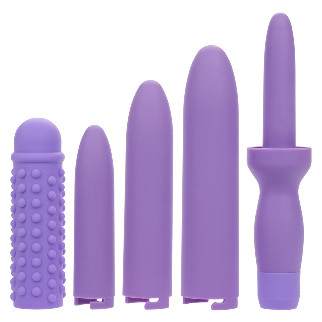 Dr Laura Berman Rechargeable Dilators of 4 Locking Sizes Plus Sleeve by CalExotics from LoveMart Co.