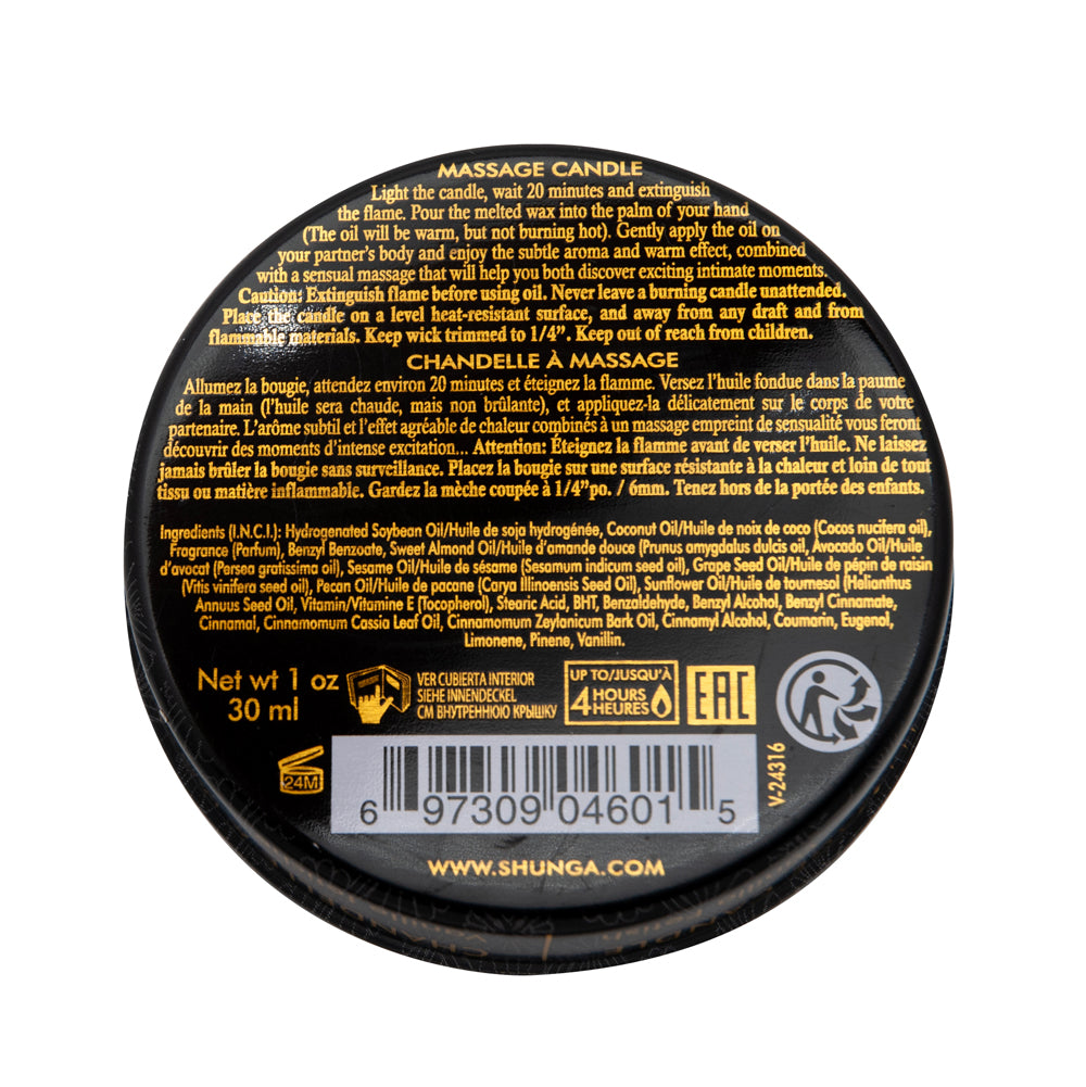 Mini Massage Candle - Desire - Vanilla Fetish - 1 Fl. Oz. by Shunga from LoveMart Co.
